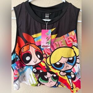 SHEIN Cartoon Graphic Tank Top - Black and Multicolor